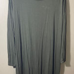 Mittoshop  large tunic dress green criss cross back READ Photo 0