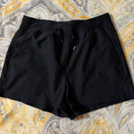 Old Navy  Active Black high rise shorts size medium Photo 0