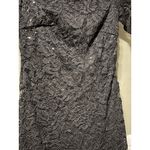 Crystal Doll Sequin Black Mini Party Club Dress Sz XS Little Black Dress Formal Photo 7