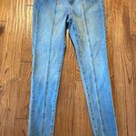 EXPRESS super high rise skinny seam front raw hem jeans 4 Photo 10