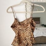 ZARA Satin Effect Printed Chain Strap Cami Photo 10
