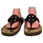 Tory Burch Miller Cloud Black Patent Leather Women's Size 8.5 Photo 7