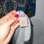 Boden USA Boden Blue Abstract Flower Printed Y2K Tunic Dress Size 8 Photo 4