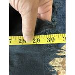 PTCL Ethical Clothing Wide Leg Distressed Denim Black Jeans Size 25 (K19) Photo 7