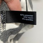 The Limited  Striped 3/4 Sleeve Top Green Gray White Colorblock Size Small Casual Photo 5