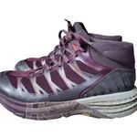 Hoka Women's Speedgoat Mid Waterproof Trail Running Shoes Size 7.5 Plum Purple Photo 2