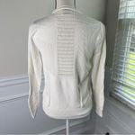 Torn By Ronny Kobo  white pointelle perforated‎ faige sweater size small Photo 8
