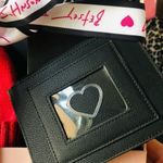 Betsey Johnson  Pink Pom Pom Beanie & Card Case Wallet Gift Set NWT Photo 3