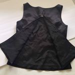 Vintage 90s Sioni Couture women’s silky black fitted sleeveless top, size 8 Photo 3