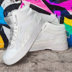 Puma  Carina Mid White Platform Sneakers Women’s 10 Photo 0