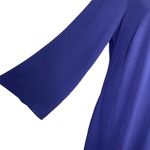 City Chic  Tunic Dress 16 French Navy V-Neck Bell Sleeves Tie Back Lined Photo 10