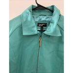 Black Rivet  Women's Large Faux Leather Jacket Coat Pockets Zip Up Mint Green Photo 5