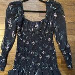 For Love & Lemons Dixon Mini Dress Black Floral Photo 6