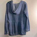 Roxy  Blue‎ Chameleon Long Line Hooded Fleece Jacket Photo 7