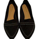 Bamboo  Suede Black Flats Women 8 Photo 0