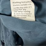 Lattcas Mini Dress Size S Blue Swiss Dot V Photo 6