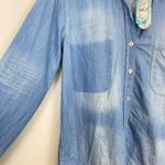 Seafolly NWT  Chambray Denim Button Down Shirt Photo 6