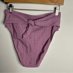 Jessica Simpson  High-Waisted Textured Bikini Bottoms NWOT Medium Photo 2