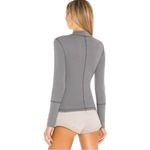 Free People Rickie Long Sleeve Top in Grey Haze Size XS Grunge Layering Thermal Photo 6