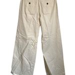 Everlane NEW The Pleated Wide-Leg Chino in Bone White Belted Photo 2