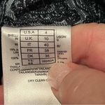 Brooks Brothers  Womens Size 4 Blue Polyester Acetate Brocade Skirt Button Zipper Photo 3