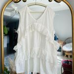 Free People  Claire white tunic tshirt nwot small Photo 1