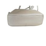 Coach Beige Pebbled Leather Prairie Satchel Photo 6