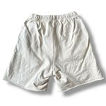 Good American Sweat Shorts Ivory Size 1 Small Photo 3
