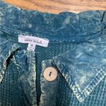 White Birch  mineral wash waffle knit pullover. Size Medium Photo 4