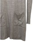 NY&C Knitted Cowl Neck Off the Shoulders Mini Sweater Dress in Tan Size M Photo 7