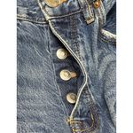 Aeropostale Womens Jeans 90s Baggy Blue Denim Distressed Ripped Size 8 Reg Photo 4