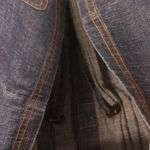 Denim & Co. 1x Lightweight denim‎ drawstring top shacket lilac stones plus size Blue Photo 9