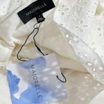 Majorelle  Mistwood Eyelet Wrap Midi Dress, White, Small Photo 9