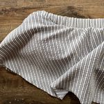 Xhilaration  Pinstripe Ruffle Top Strapless Bikini Top Size Medium Photo 3