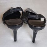 Dolce Vita Plaid Slingback Heels 6.5 Black Photo 5