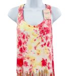 Urban Outfitters Southern Spirit Tie Dye Fringe Racerback Tank Top Shirt Photo 2