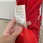 Free People Chic Red Beaded Dress Photo 7