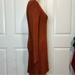Good Luck Gem  Knit Faux Wrap Dress Photo 4