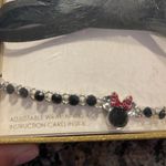 Disney  Minnie Mouse Faux Leather Wrap Necklace by Danielle Nicole NWT Photo 1