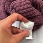 Quince Plum Knit sustainable, organic cotton Sweater Sz M Purple Size M Photo 8