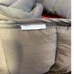 ZARA Light Brown Long Sleeve Full Zip Hooded Puffer Jacket Women's Size Small Photo 8