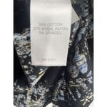 J Jill Shirt Womens Long Sleeve Floral Layered Tunic Top Black Size Small Photo 3