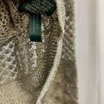 Lauren Ralph Lauren Metallic Knit Sweater Top Size M Silver Size M Photo 3