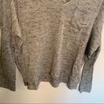 BDG V-Neck Drop Shoulder Sweater Light Gray Photo 5