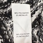 Ramy Brook NWT  Cassie Crochet Knit Boho Mini Dress | Sz Small | Black & Silver Photo 13