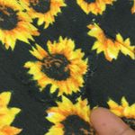Faded Rose short sleeve cropped sunflowers top woman’s size large Yellow Photo 8