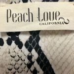 Peach Love California  spaghetti strap snake print top Photo 2