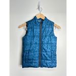 Calvin Klein Jeans Winter Vest Womens Blue Zip Up Size 6 Photo 1