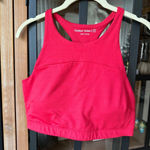 Outdoor Voices TechSweat Cropped top sports bra tank workout padding medium red Photo 1