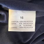 TFNC London Blue Pleated V Neck Long Killy Maxi Dress Size 16 UK / 12 US New Photo 7